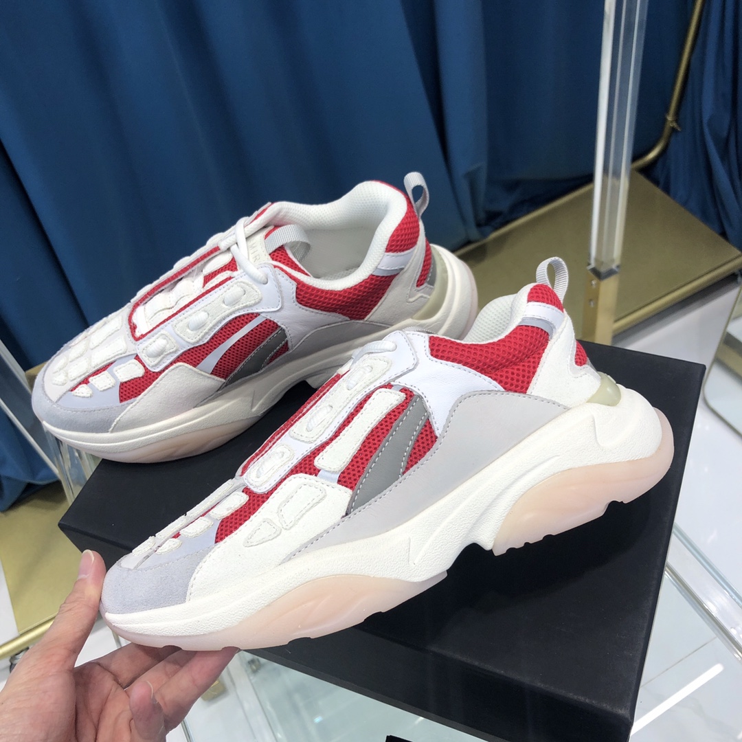 Amiri Bone Runner White & Red - everydesigner