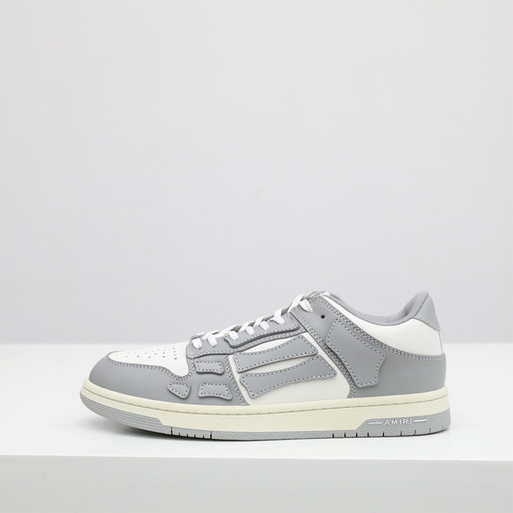 Amiri Skel-Top Low Sneaker Gray/White - everydesigner