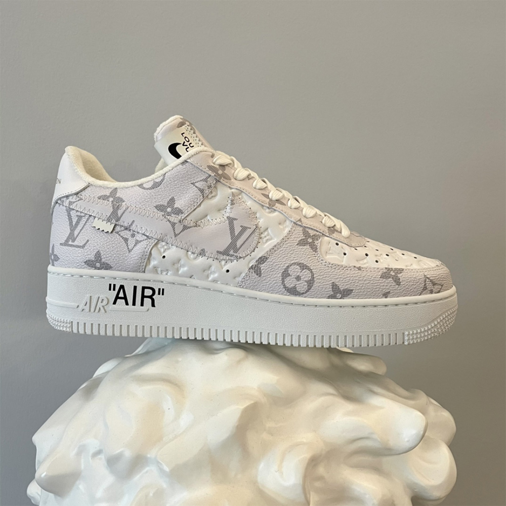 Louis Vuitton X Nike Air Force 1 Sneaker In Beige - everydesigner