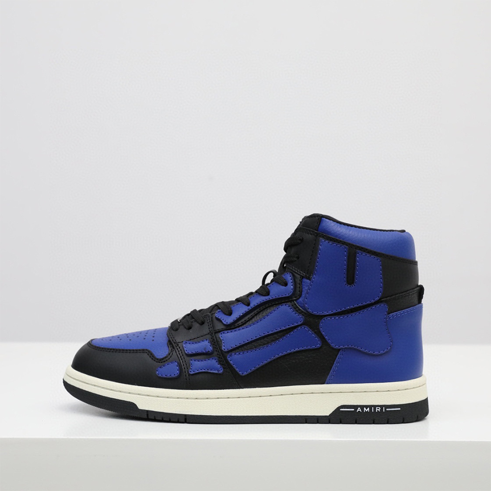 Amiri Skel-Top Hi Sneaker Black/Blue - everydesigner