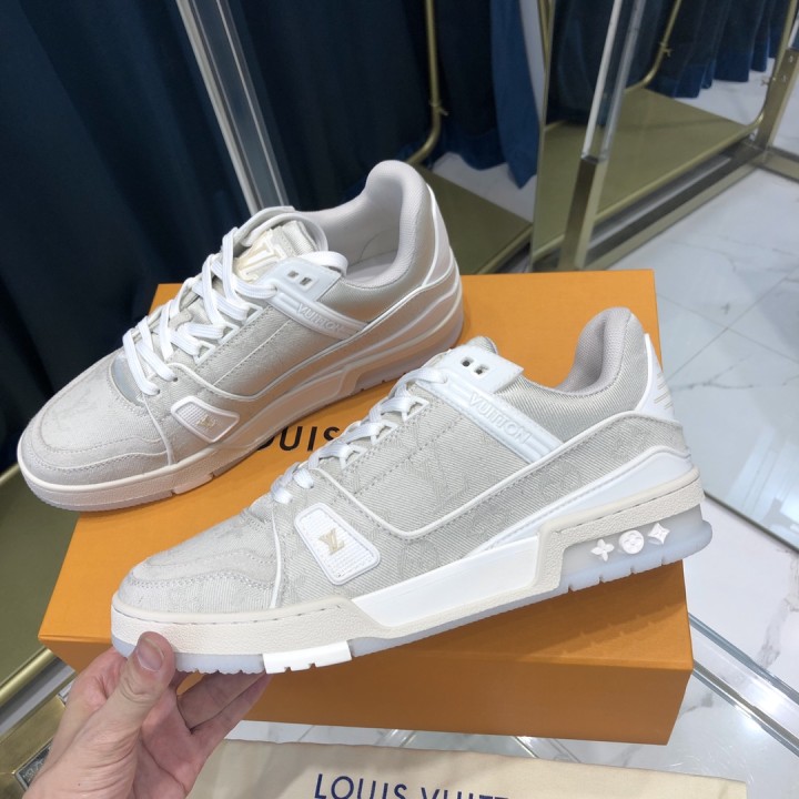 Louis Vuitton Trainer Sneaker In Beige(Upon uk size)  - everydesigner