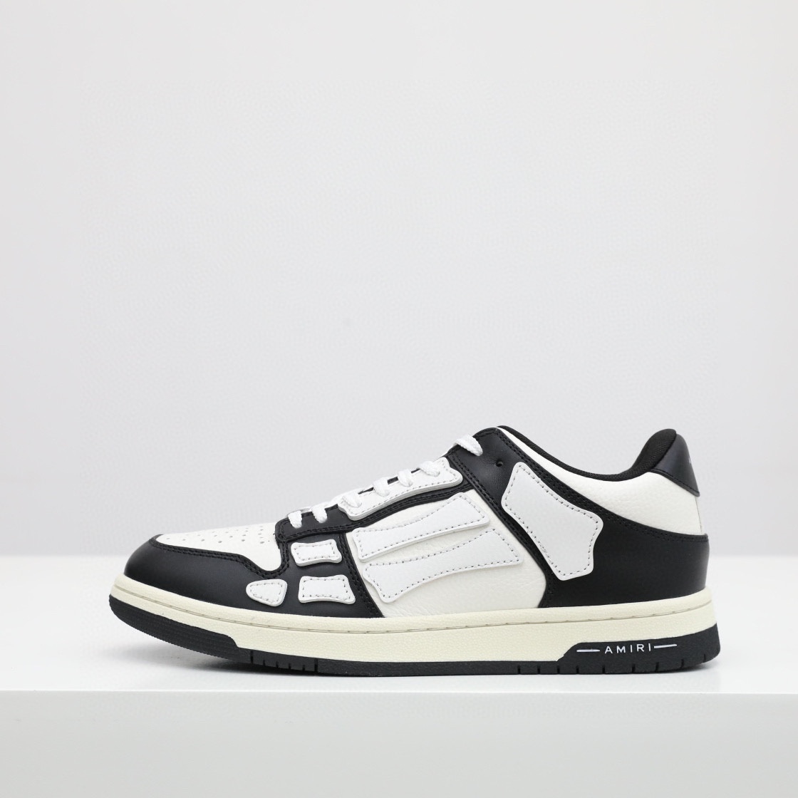 Amiri Skel-Top Low Sneaker White/Black - everydesigner