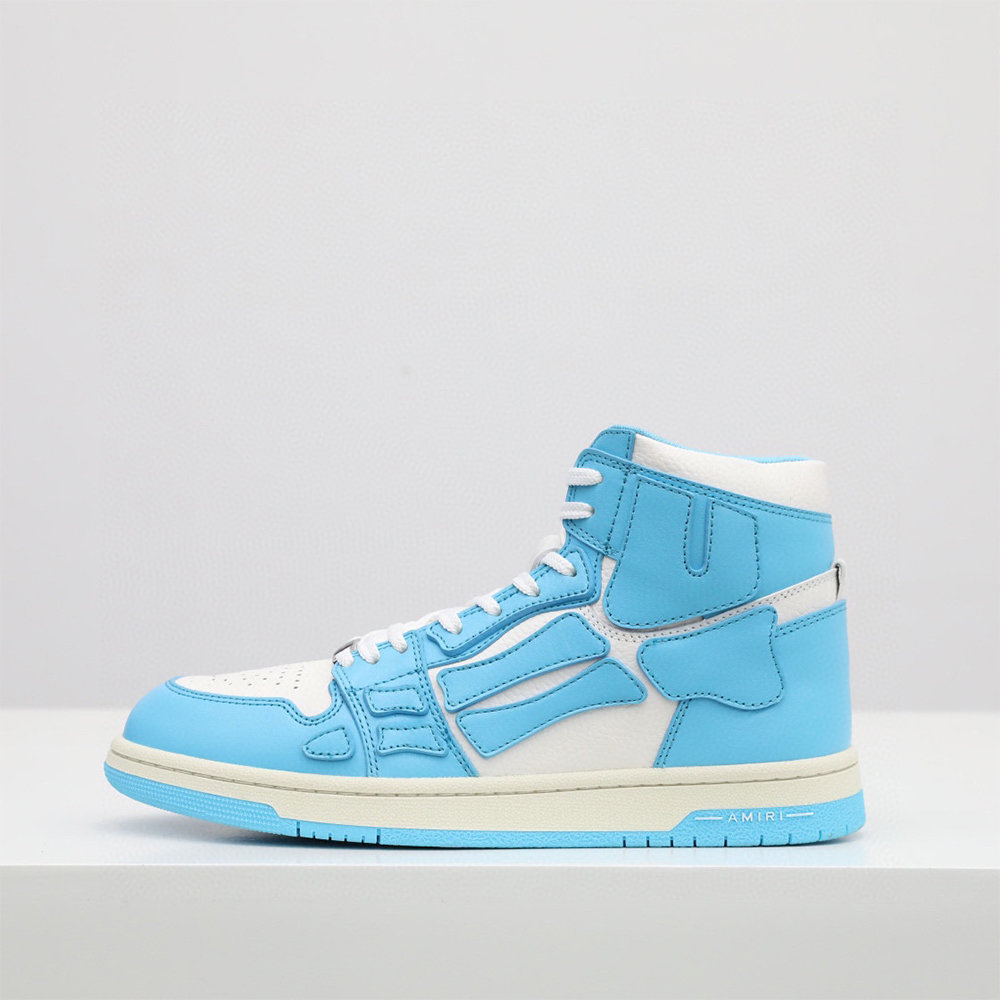 Amiri Skel-Top Hi Sneaker Blue/White - everydesigner