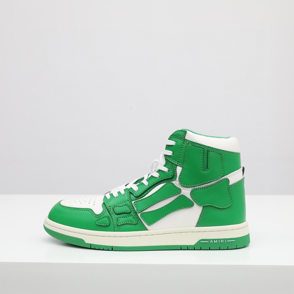 Amiri Skel-Top Hi Sneaker Green/White - everydesigner