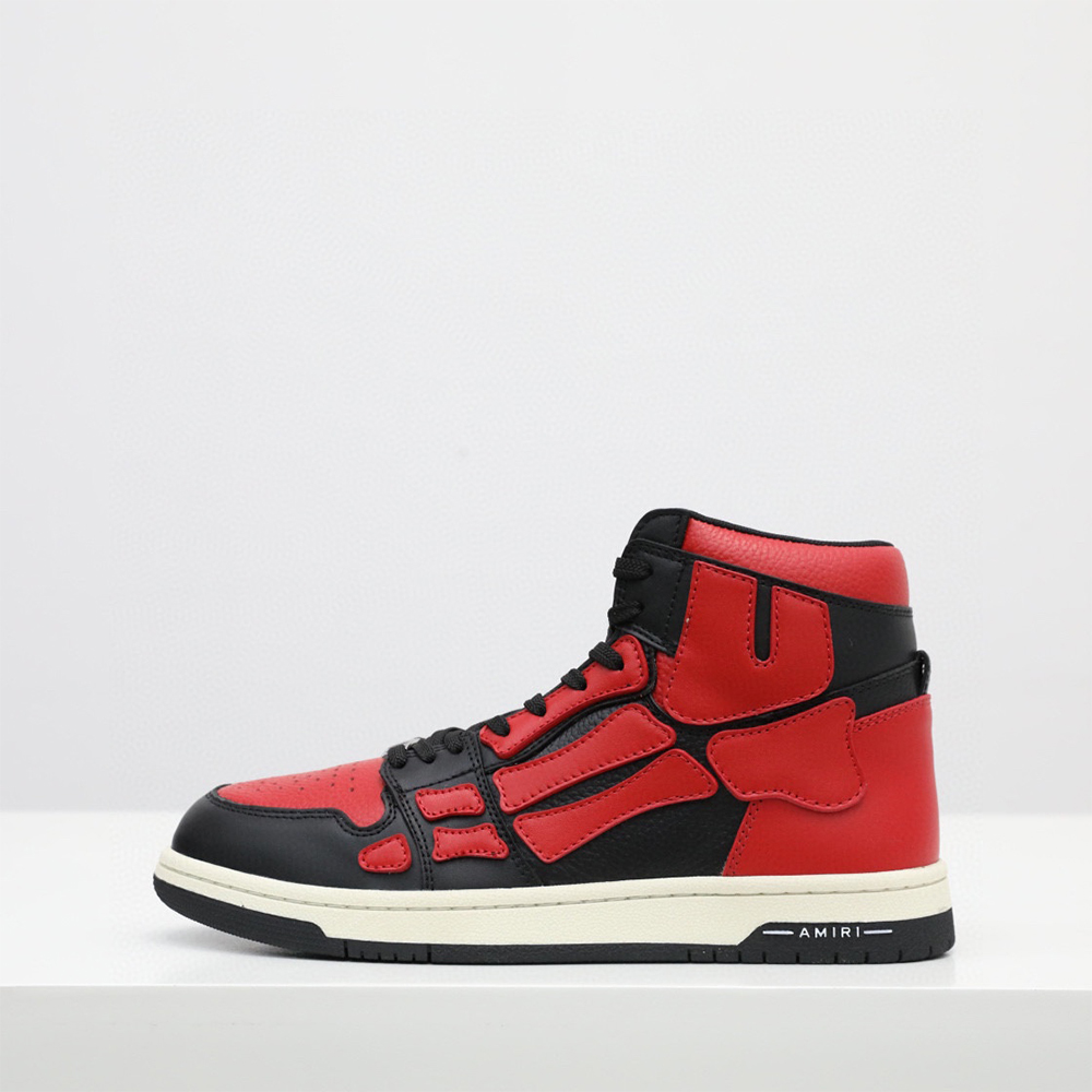 Amiri Skel-Top Hi Sneaker Red/Black - everydesigner