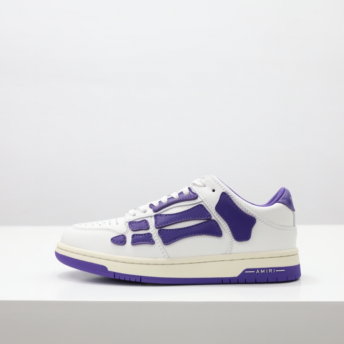 Amiri Skel-Top Low Sneaker Purple/White - everydesigner