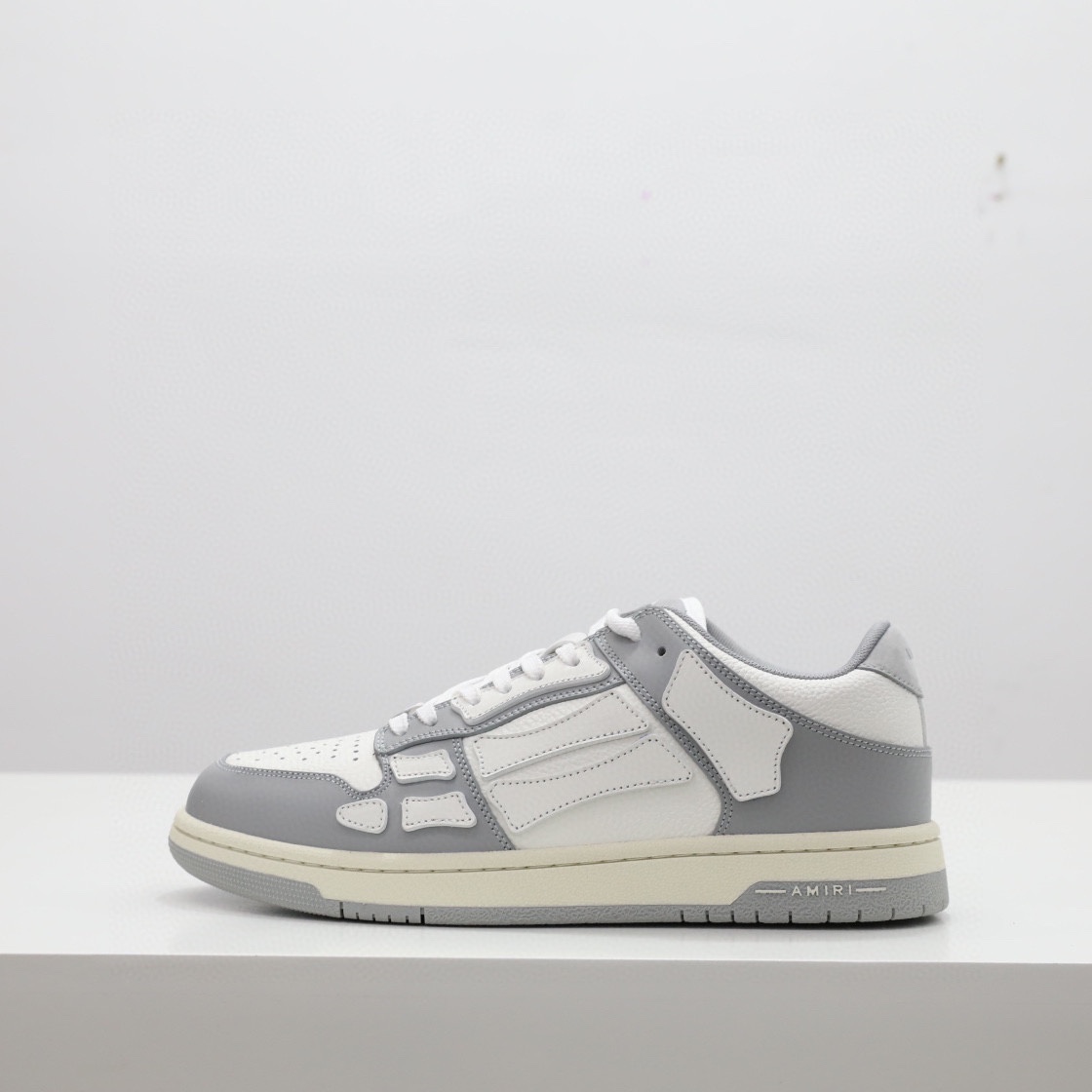 Amiri Skel-Top Low Sneaker Grey/White - everydesigner