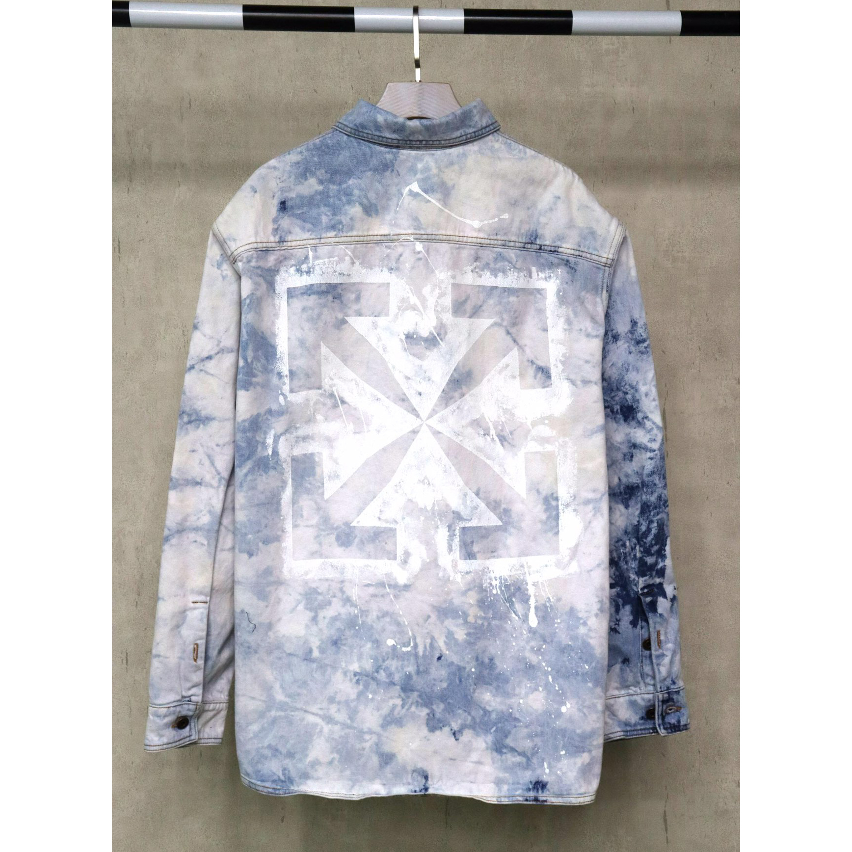 Off White Arrow Denim Jacket - everydesigner