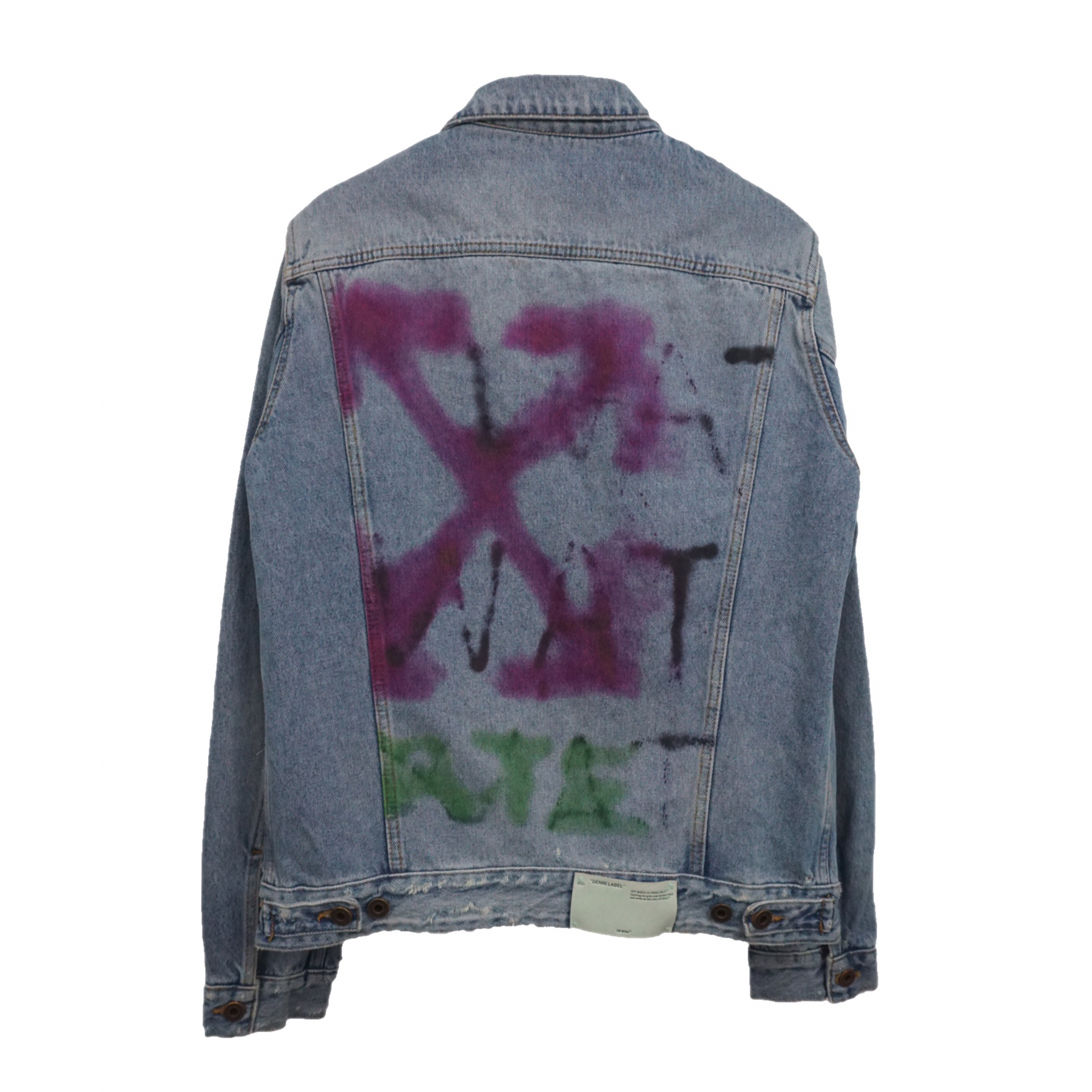 Off White Arrow Denim Jacket - everydesigner