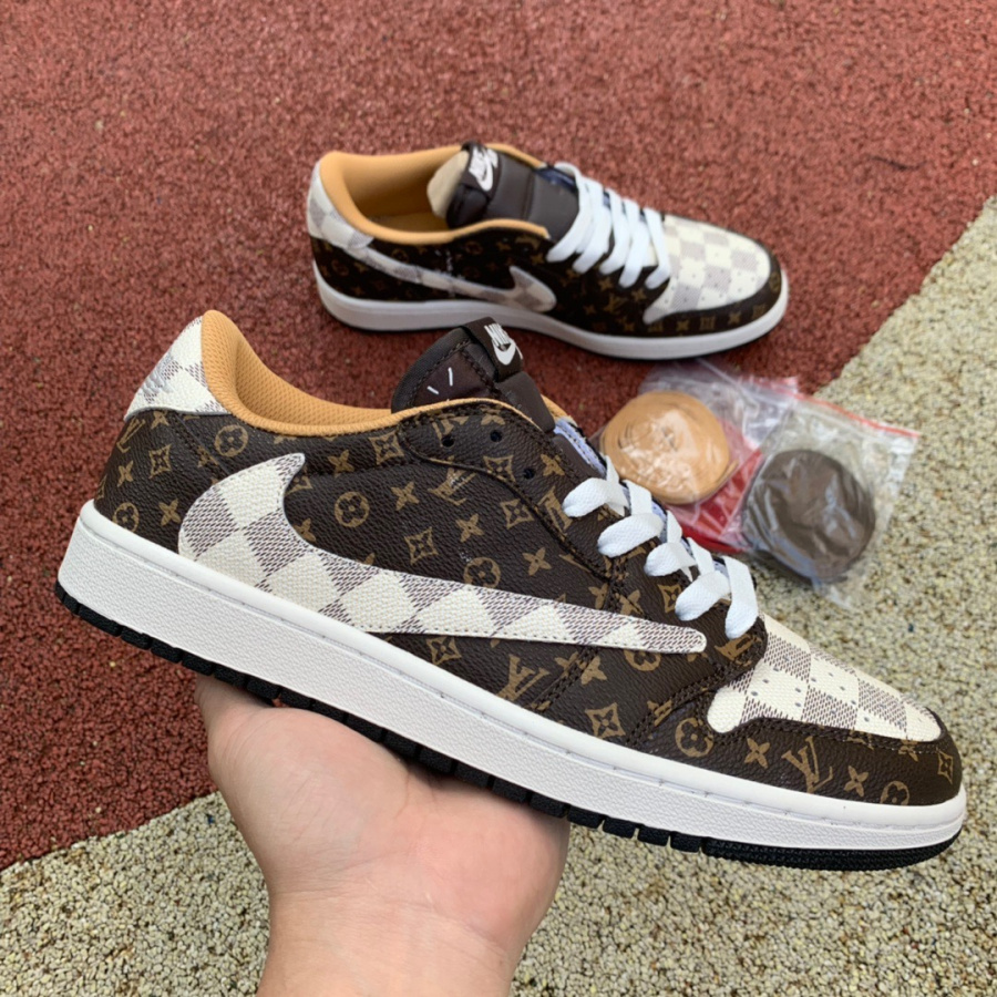 Travis Scott x Nike Air Jordan 1 Low AJ1 Sneaker DM7866-116 - everydesigner