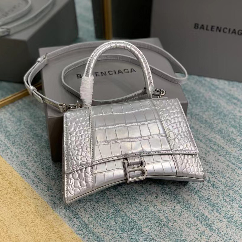 Balenciaga Hourglass Top Handle Bag (23-14-10CM) - everydesigner