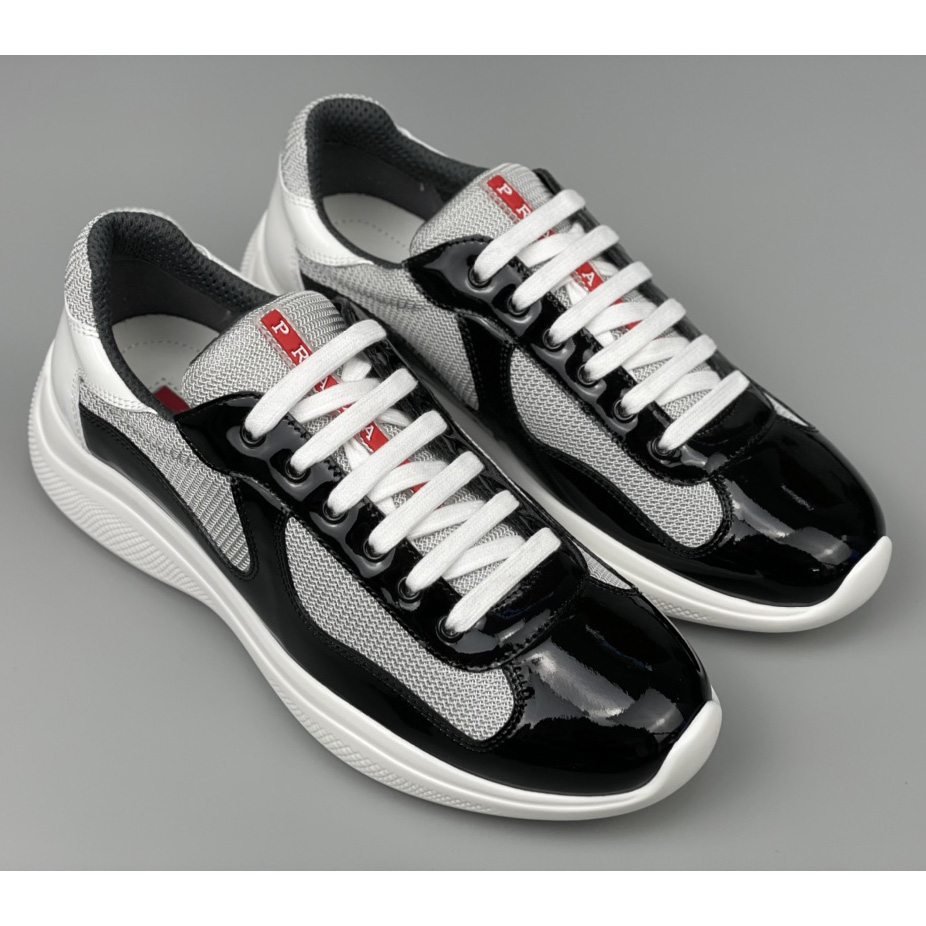 Prada Male America's Cup Sneaker In Black(upon uk size) - everydesigner