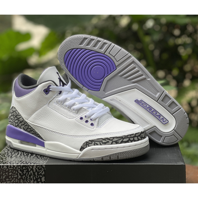 Air Jordan 3 Retro Dark Iris 2022 Sneaker   CT8532-105 - everydesigner