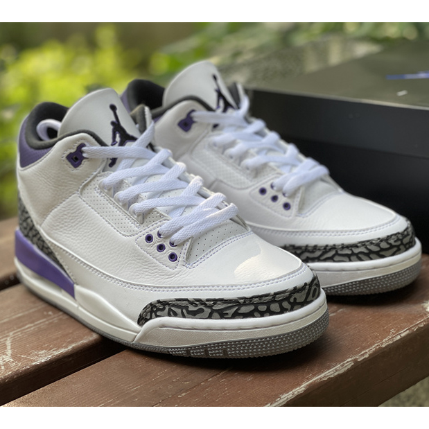 Air Jordan 3 Retro Dark Iris 2022 Sneaker   CT8532-105 - everydesigner