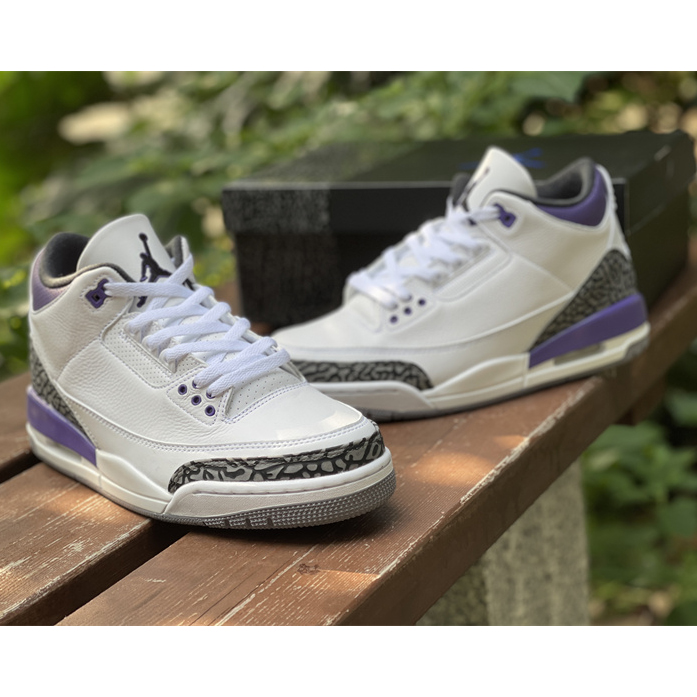 Air Jordan 3 Retro Dark Iris 2022 Sneaker   CT8532-105 - everydesigner