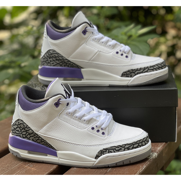 Air Jordan 3 Retro Dark Iris 2022 Sneaker   CT8532-105 - everydesigner