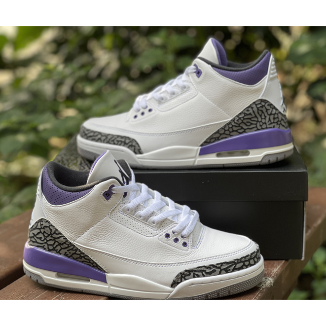 Air Jordan 3 Retro Dark Iris 2022 Sneaker   CT8532-105 - everydesigner