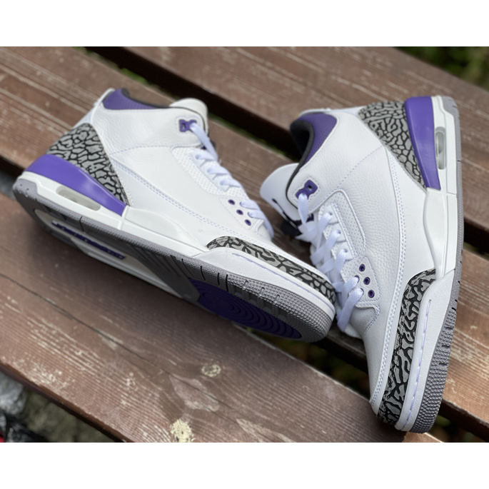 Air Jordan 3 Retro Dark Iris 2022 Sneaker   CT8532-105 - everydesigner