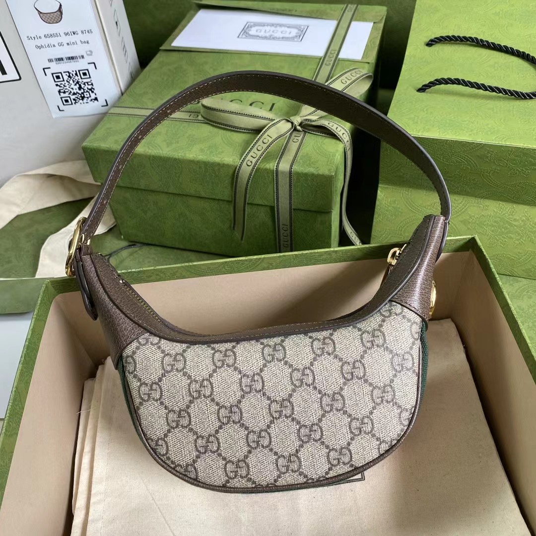 Gucci Ophidia GG Mini Bag(20-15-5cm)  658551 - everydesigner