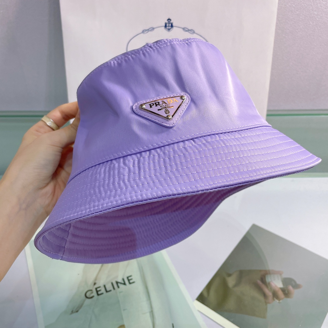 Prada Canvas Bucket Hat - everydesigner