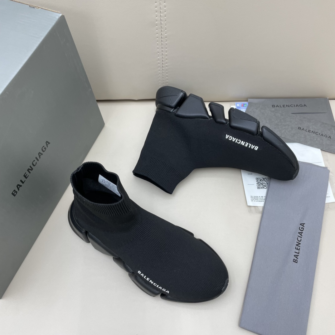 Balenciaga  Speed 2.0 Recycled Knit Sneaker  - everydesigner