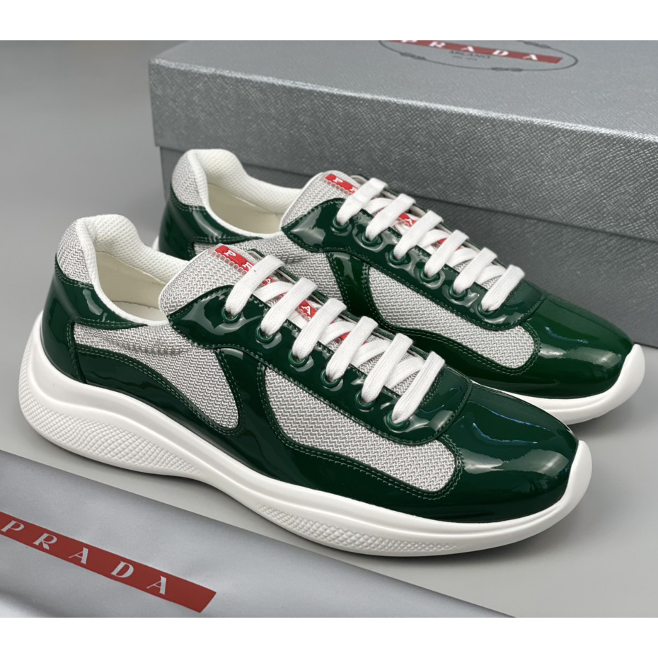 Prada Male America's Cup Sneaker In Green(Upon UK size) - everydesigner