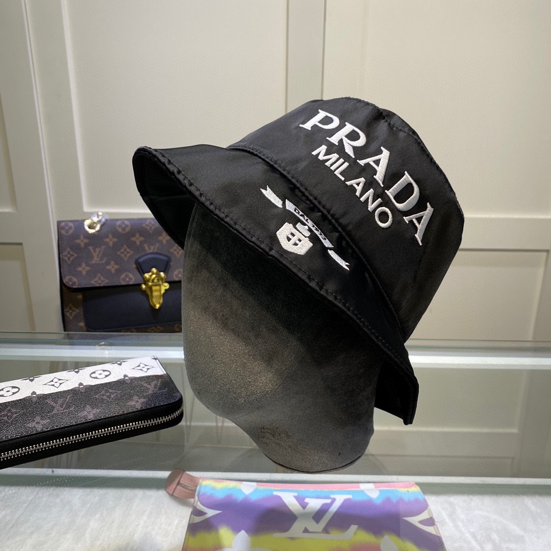 Prada Canvas Bucket Hat - everydesigner