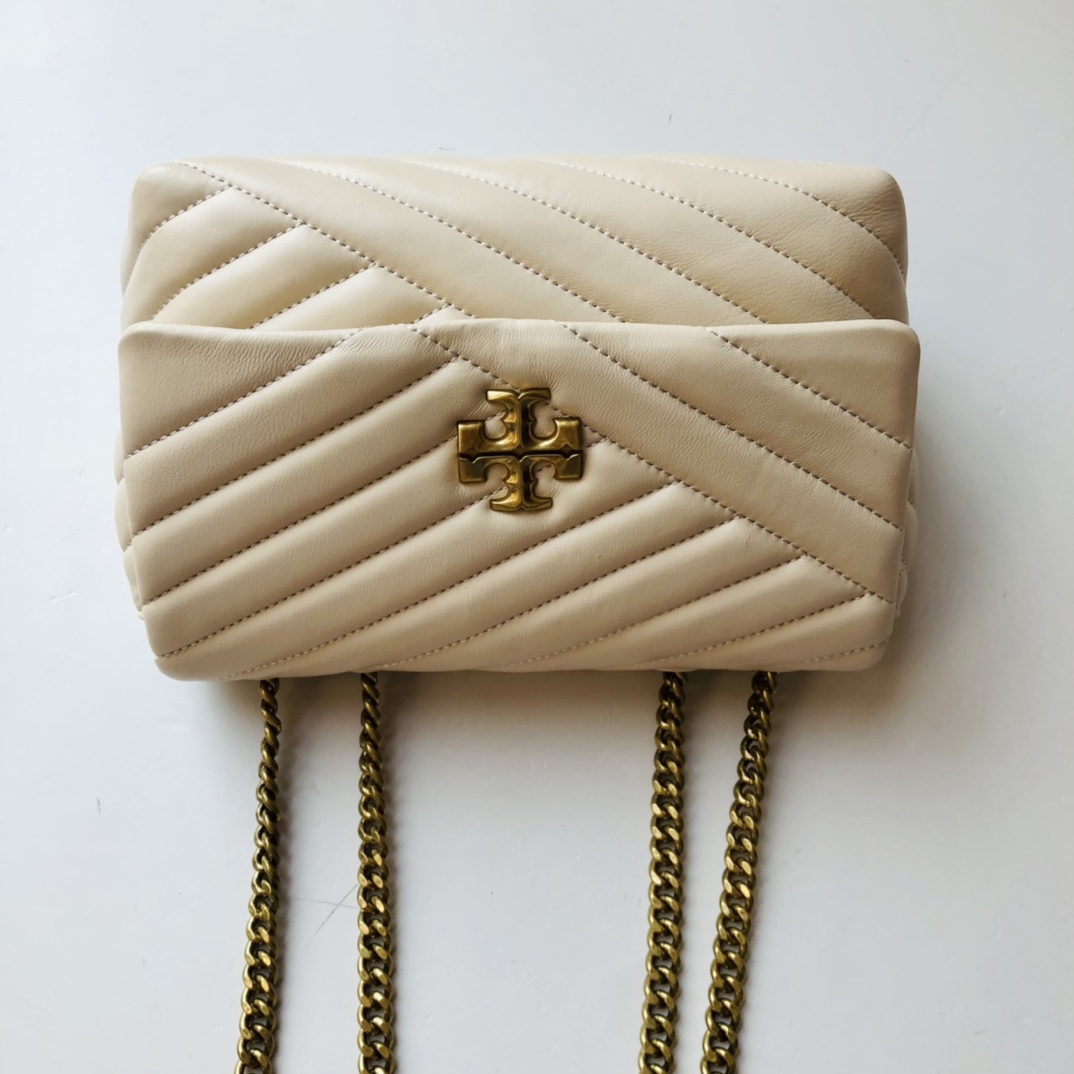 ToryBurch Kira Chevron Convertible Shoulder Bag(22.5-15-8cm)  TB316S90452 - everydesigner