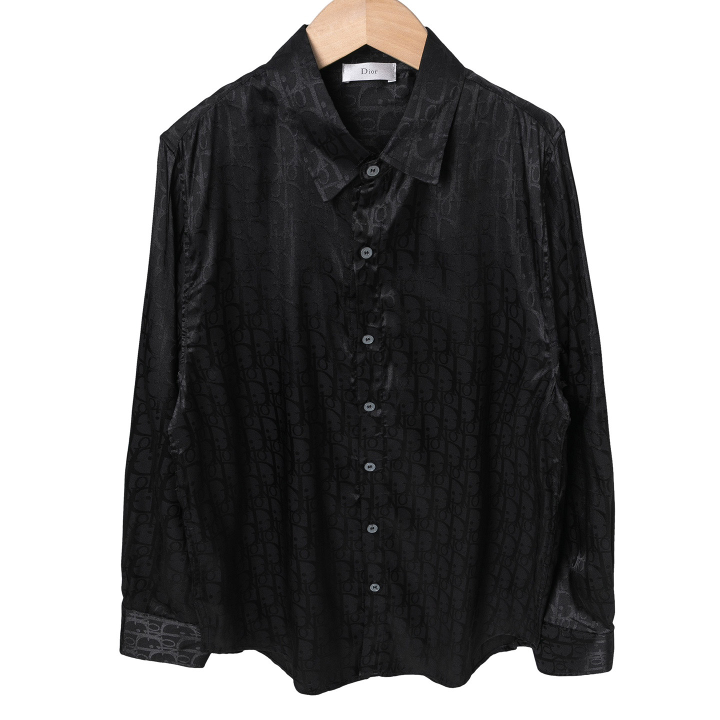 Dior  Oblique Kasuri Long Sleeve Shirt - everydesigner