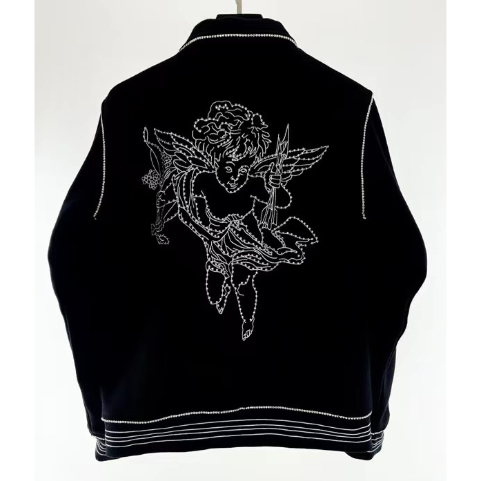 Amiri Logo Print Varsity Jacket - everydesigner