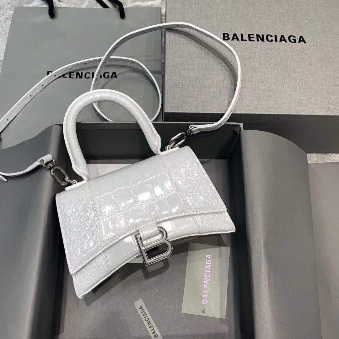 Balenciaga Hourglass Top Handle Bag (19-21-8CM) - everydesigner