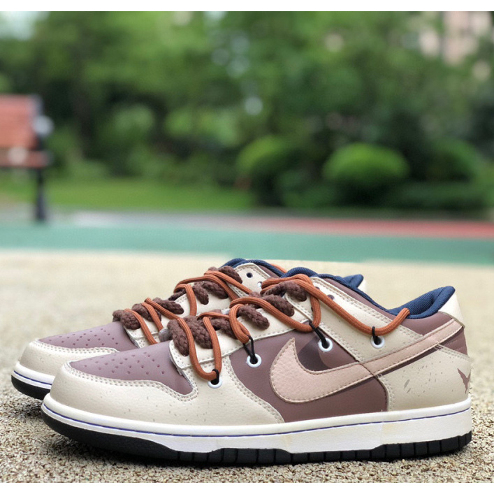 Nike SB Dunk Low Lot"Beige/Brown/Black Sneaker  DH9765-300 - everydesigner