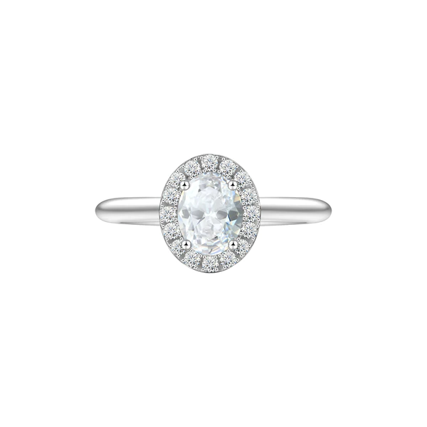 LOVE 1477 Egg Set Moissanite Custom Engagement Ring - everydesigner