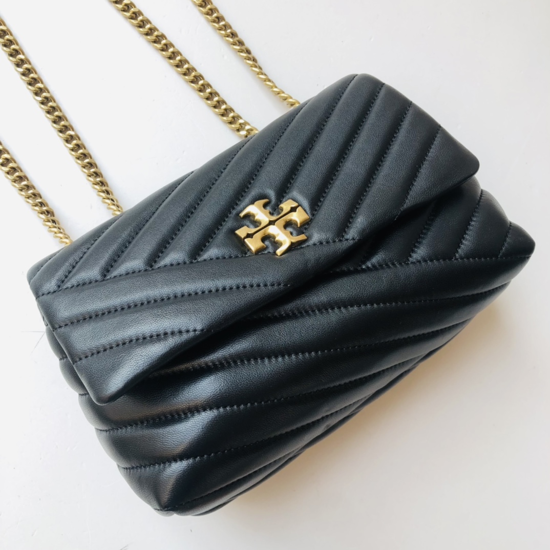 ToryBurch Kira Chevron Convertible Shoulder Bag(22.5-15-8cm)  TB316S90452 - everydesigner