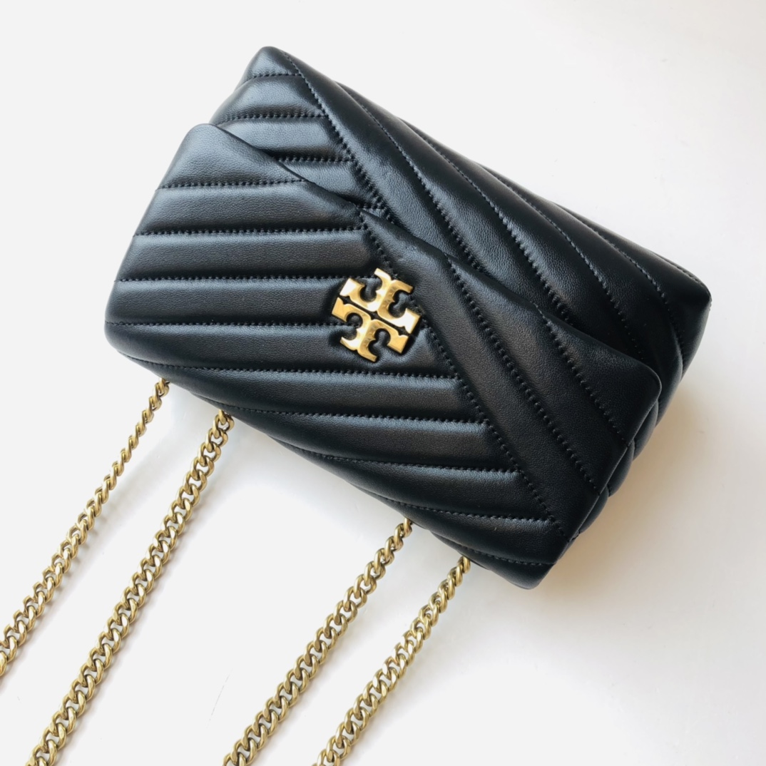 ToryBurch Kira Chevron Convertible Shoulder Bag(22.5-15-8cm)  TB316S90452 - everydesigner