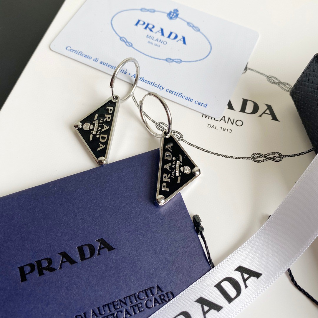 Prada Prada Symbole Pendant Earring - everydesigner