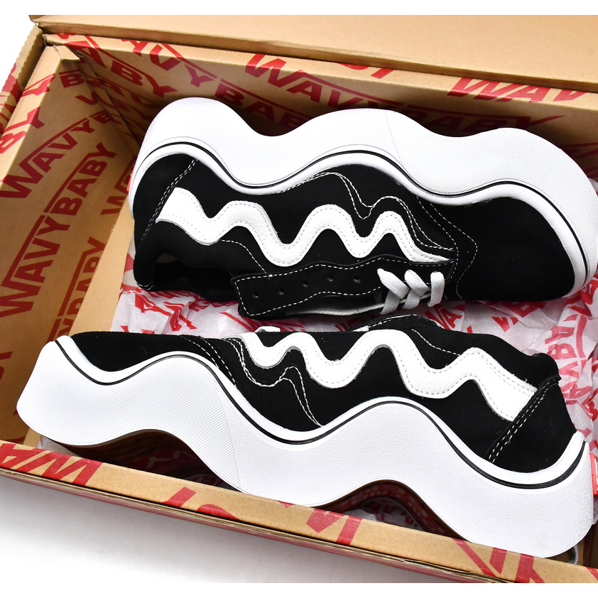 Tyga x Mschf Wavy Baby Black Sneaker   MSCHF-006 - everydesigner