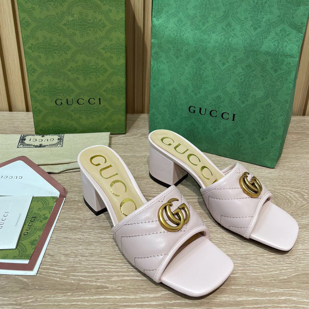 Gucci Women's Double G Slide Sandal  - everydesigner