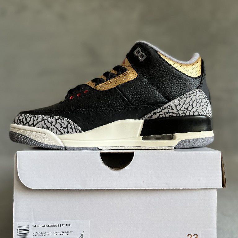 Jordan 3 Retro Black Gold  Sneakers  CK9246-067 - everydesigner