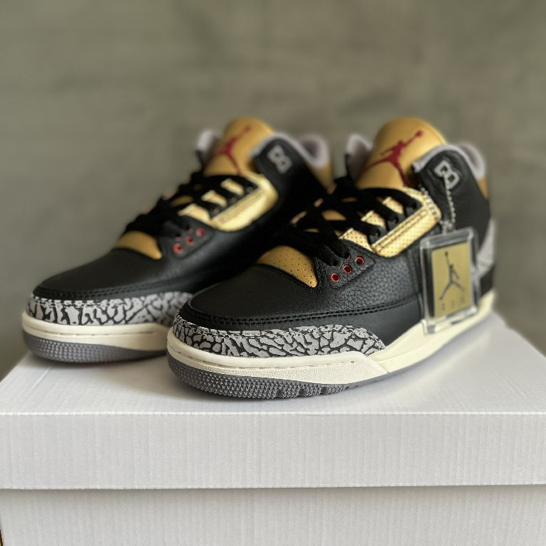 Jordan 3 Retro Black Gold  Sneakers  CK9246-067 - everydesigner