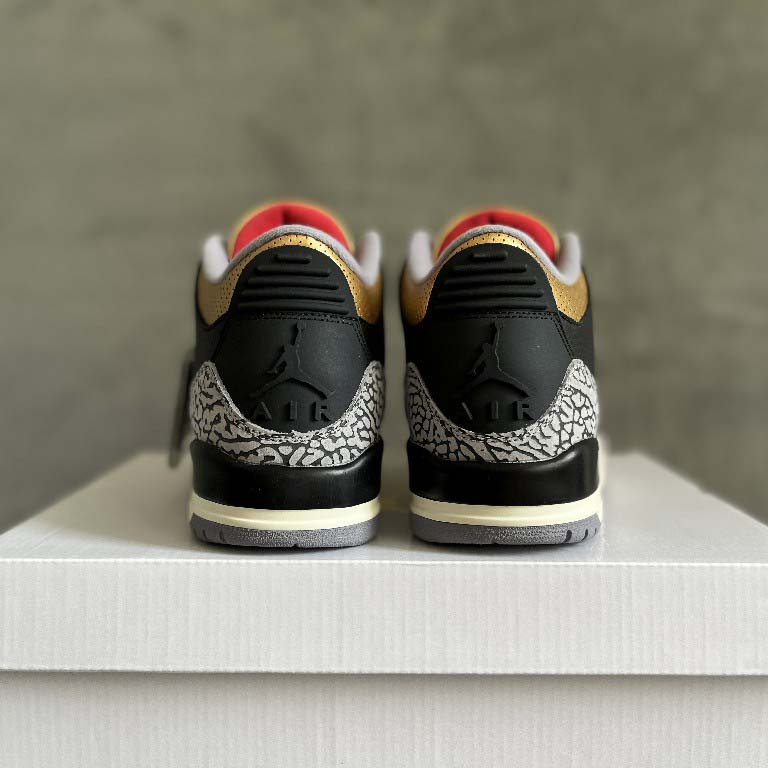 Jordan 3 Retro Black Gold  Sneakers  CK9246-067 - everydesigner