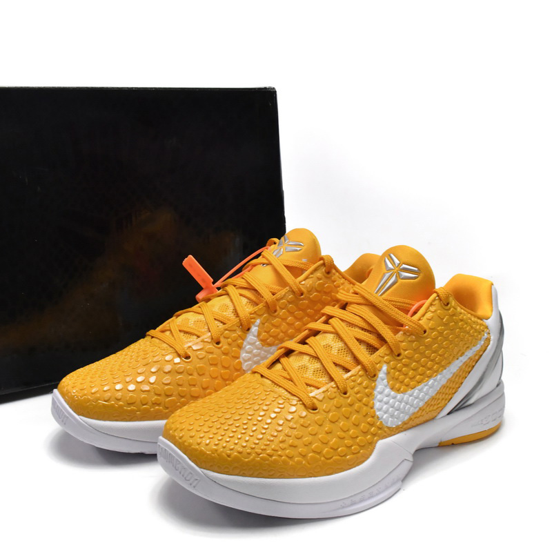 Nike Zoom Kobe VI TB Yellow Sneaker  454142-700 - everydesigner