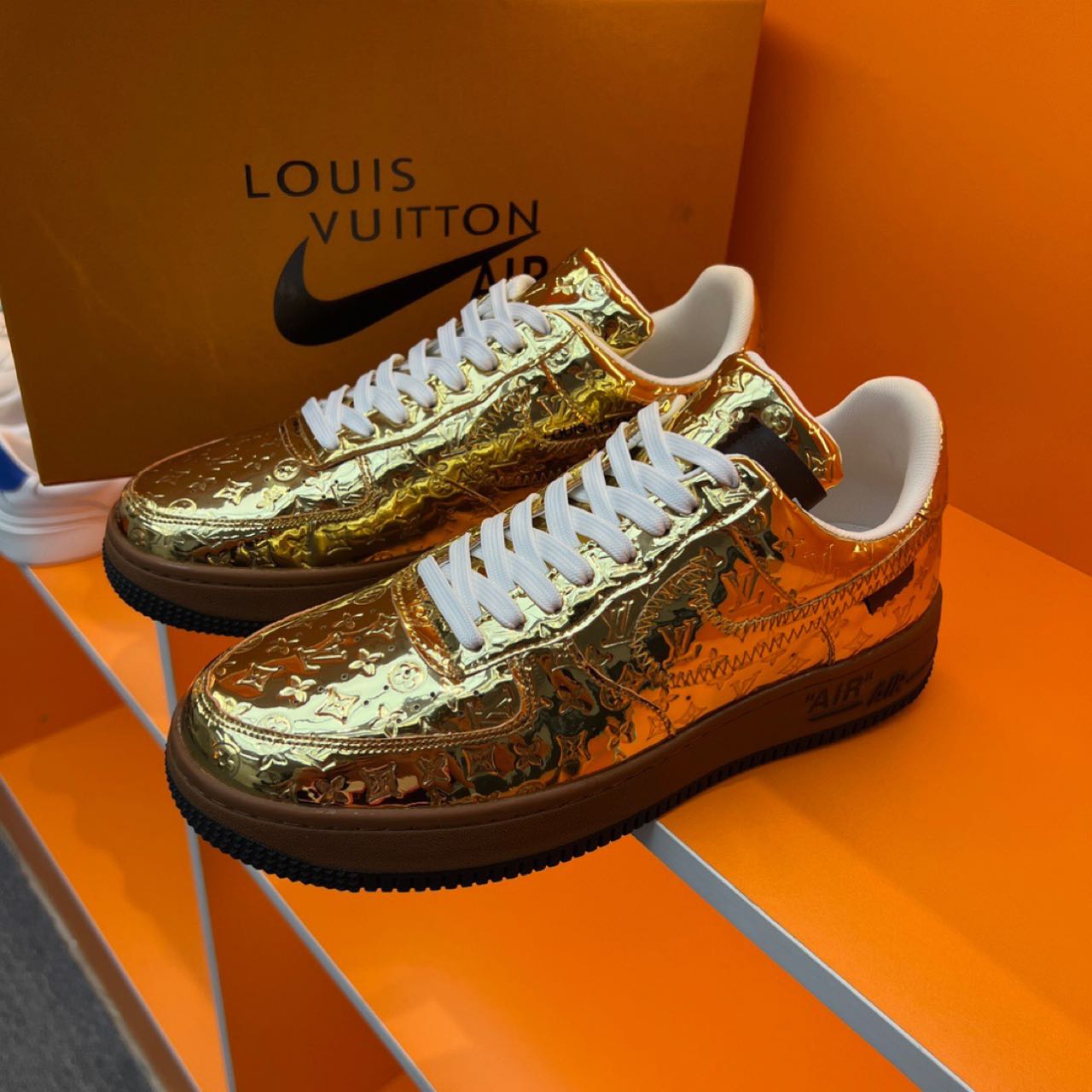 Off-White x Louis Vuitton X Nike Air Force 1 Sneaker - everydesigner