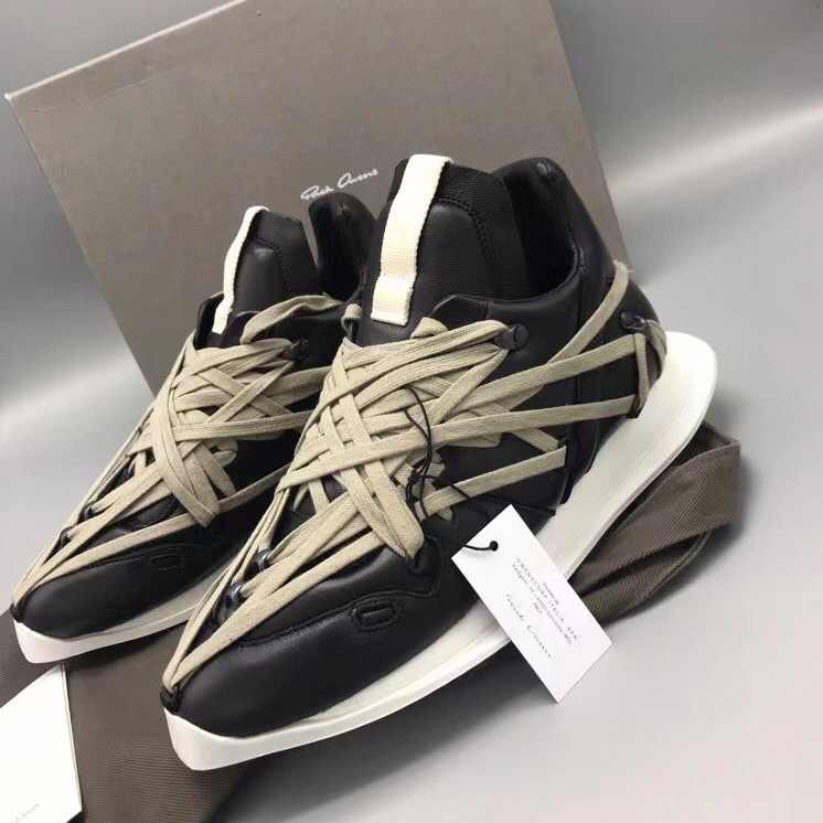 Rick Owens Mega Lace Runner Sneakers - everydesigner