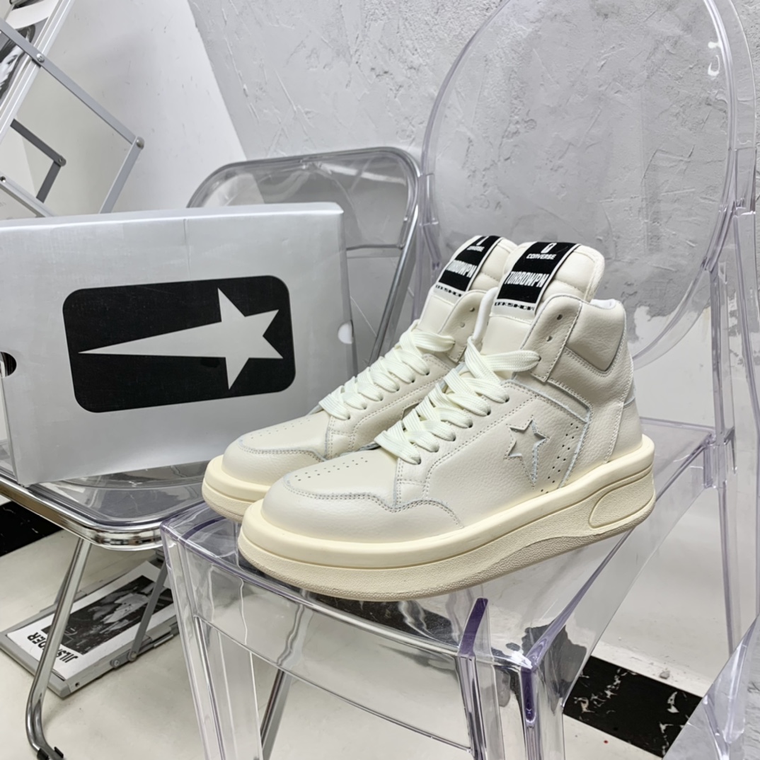 Rick Owens Converse X Drkshdw Turbowpn Sneakers - everydesigner