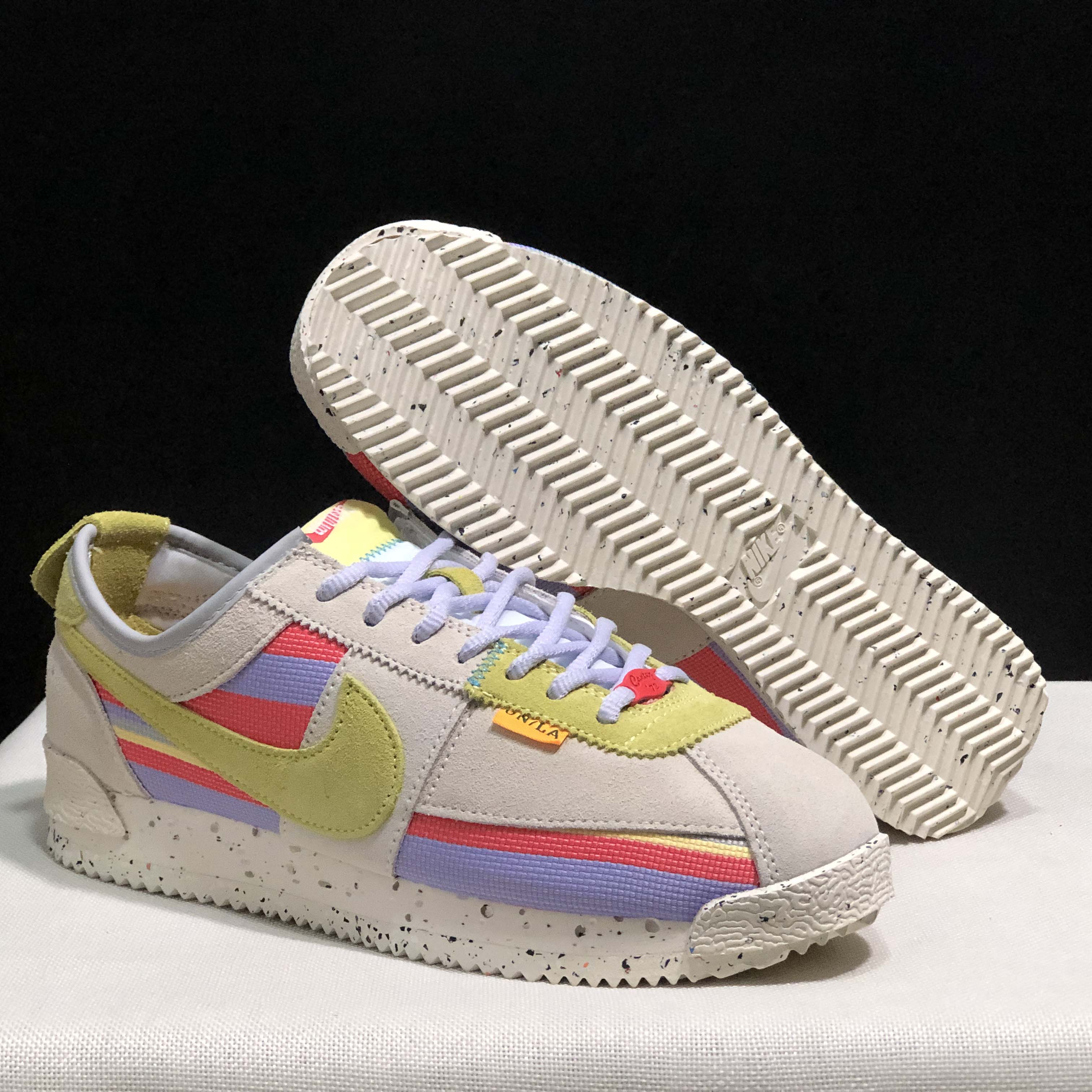 Union LA x Nike Cortez SP “Lemon Frost” Sneaker   - everydesigner