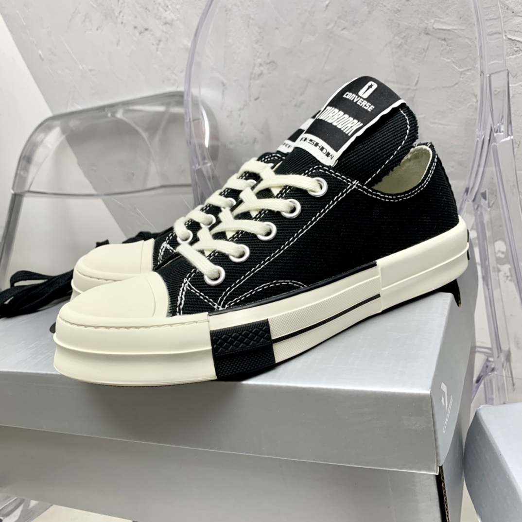 Rick Owensx Converse x  Drkshdw Drkstar Hi Sneakers - everydesigner