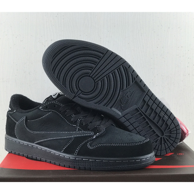 Travis Scott x Air Jordan 1 Low OG “Black Phantom” Sneaker   DM7866-001 - everydesigner