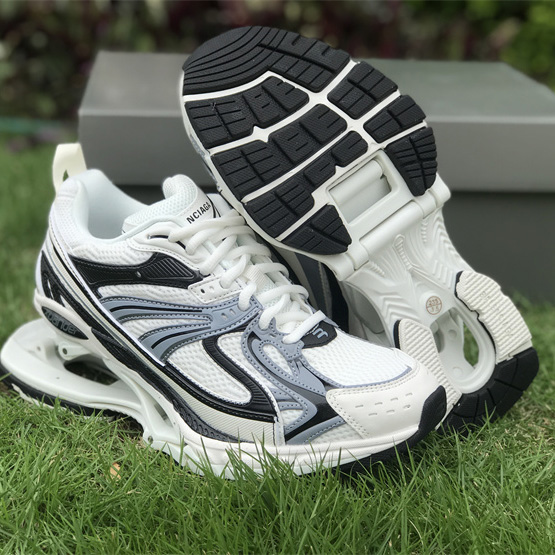 Balenciaga X-Pander Sneaker In Grey, White And Black Mesh And Nylon - everydesigner