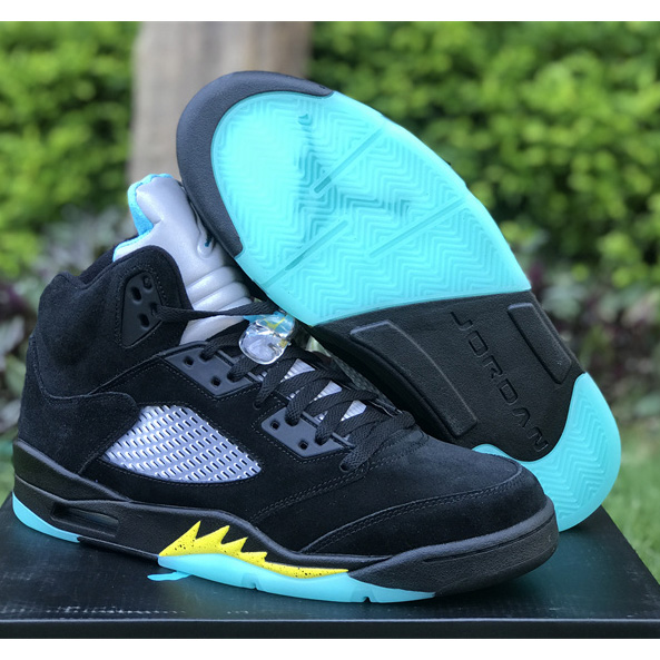 Nike Air Jordan Retro 5"Black Aqua" Sneaker     DD0587-047 - everydesigner